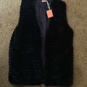 NWT Navy Vest